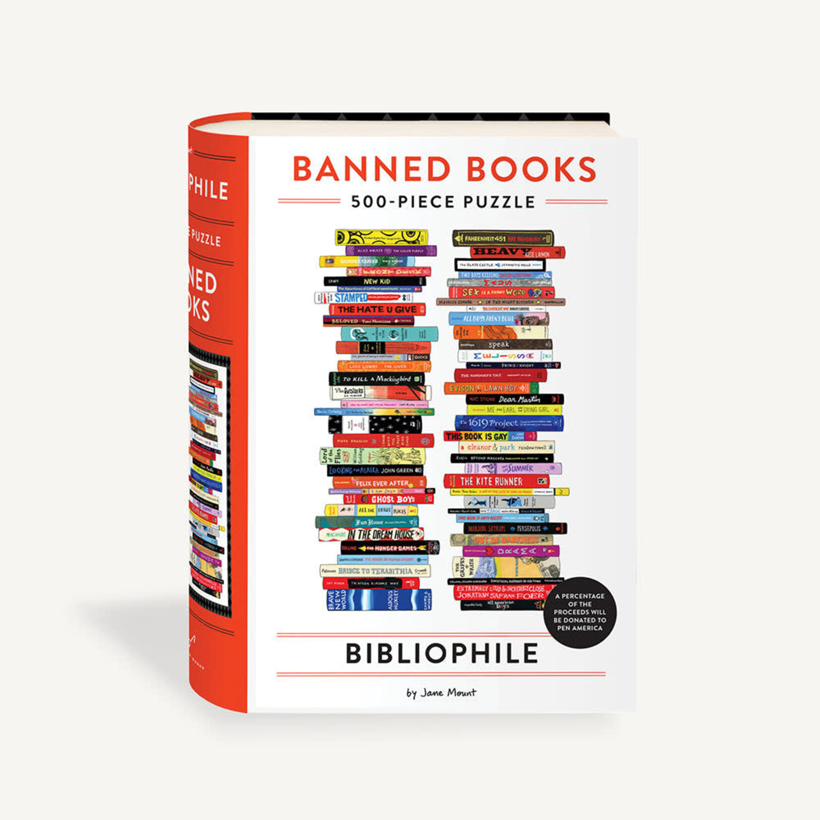 Chronicle Books Bibliophile Banned Books 500-Piece Puzzle