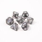 Die Hard Dice 7 Piece RPG Set - Elessia Essentials Gray with White