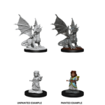 WizKids D&D Nolzur's Marvelous Miniatures: Silver Dragon Wyrmling & Halfling