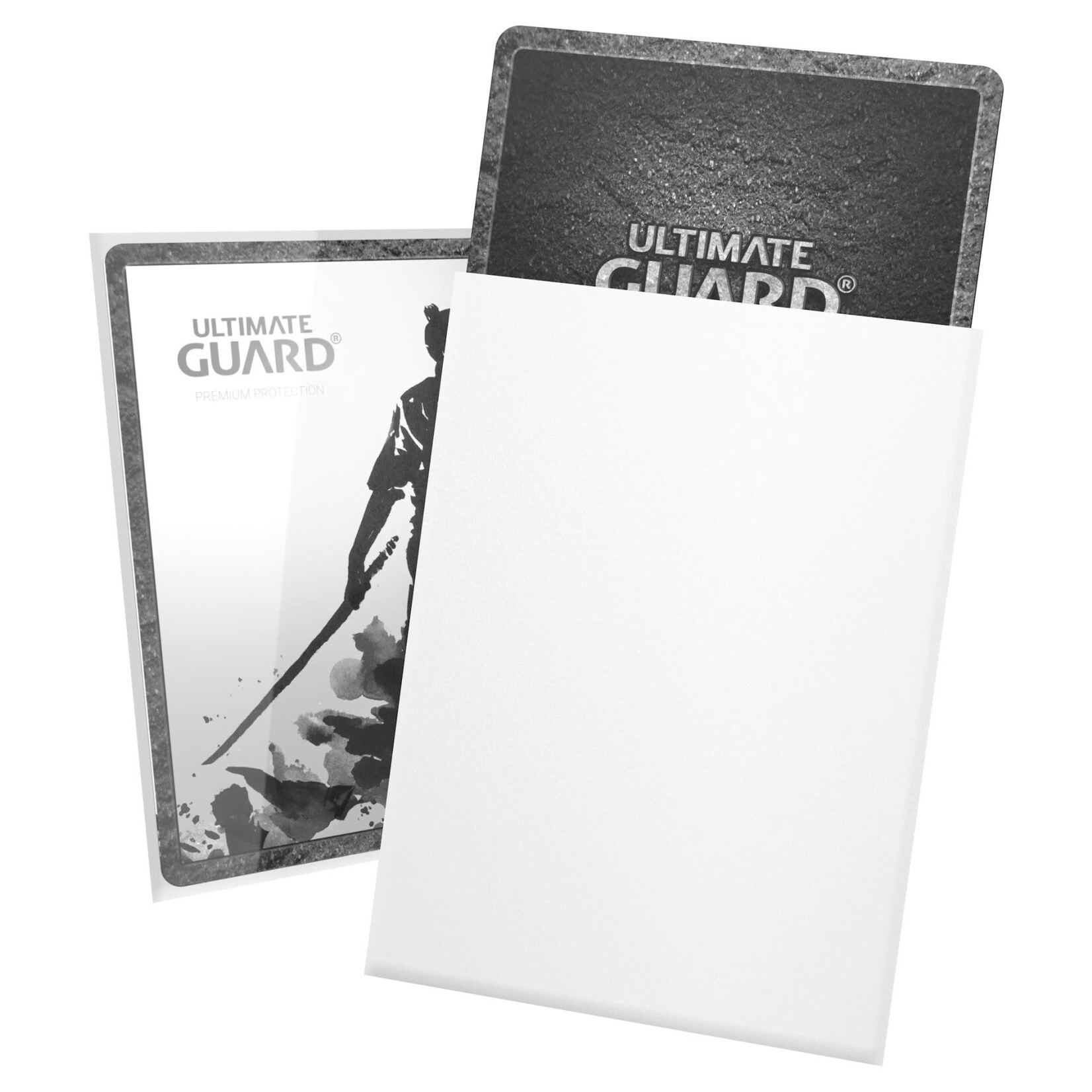 Ultimate Guard Katana Standard Size Ideal-Fit Sleeves - White (100ct)