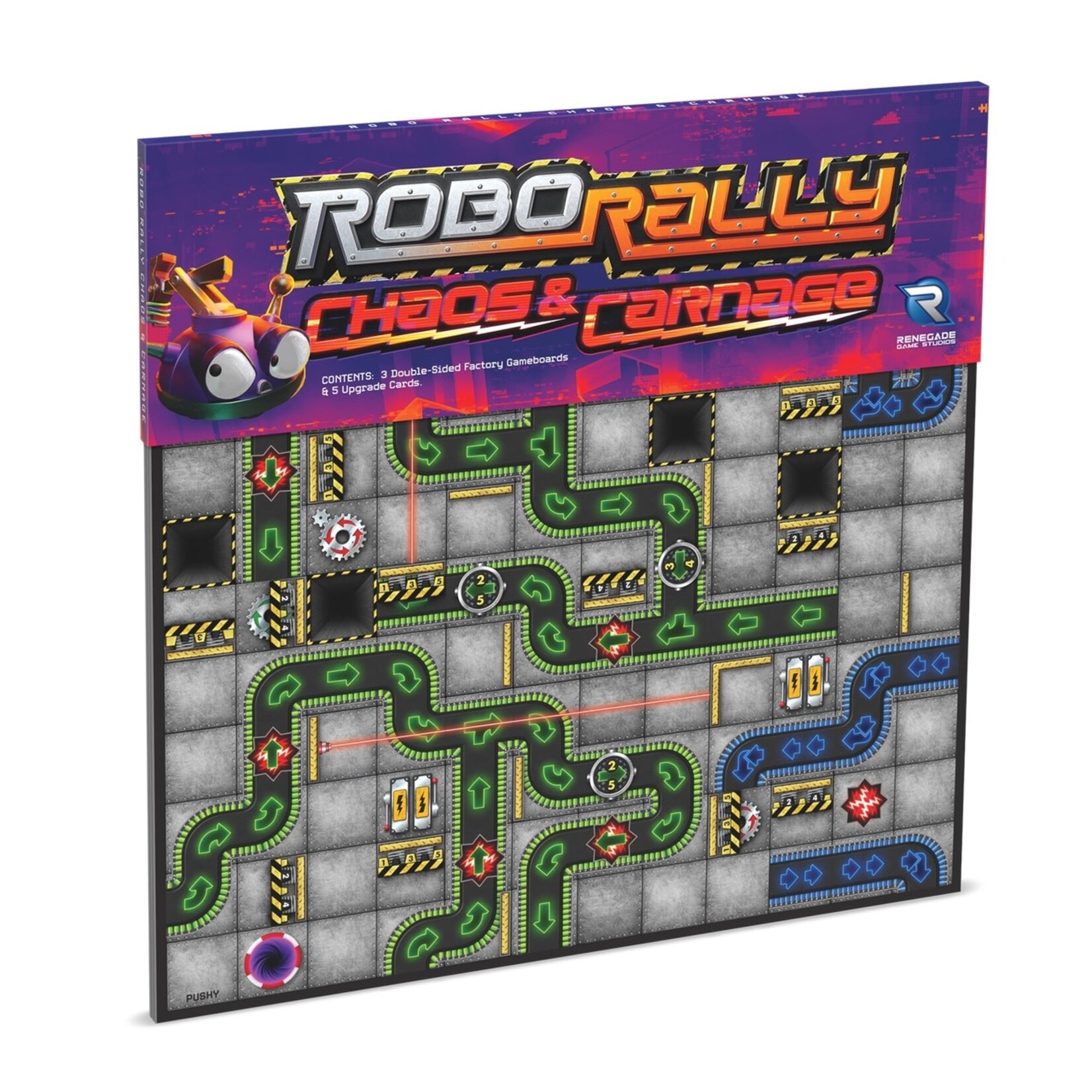 Renegade Game Studios Robo Rally: Chaos & Carnage Expansion
