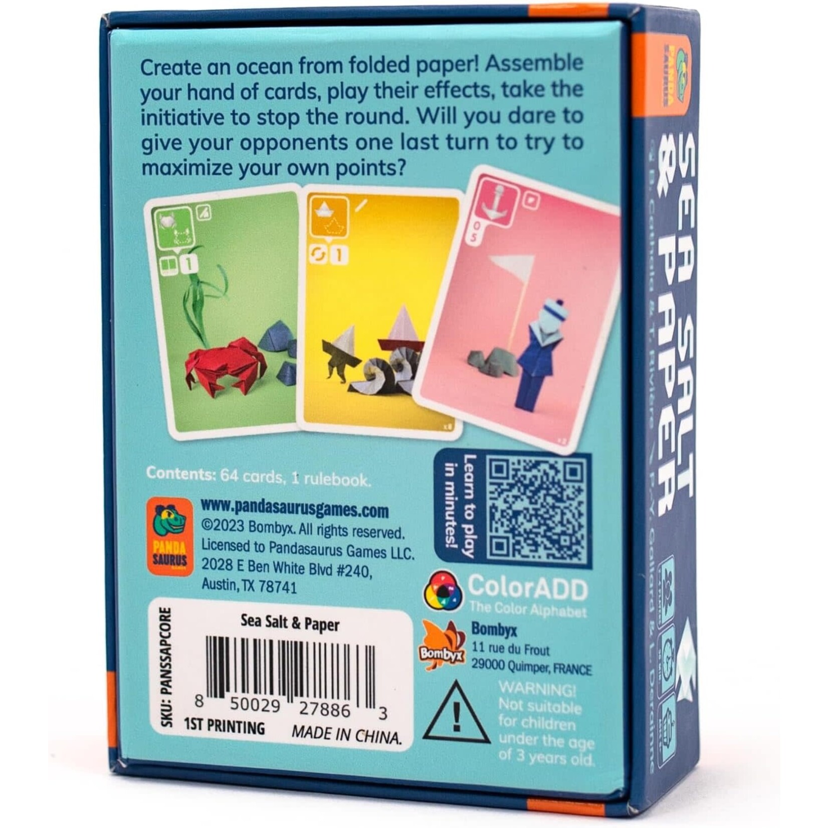Pandasaurus Games Sea Salt & Paper