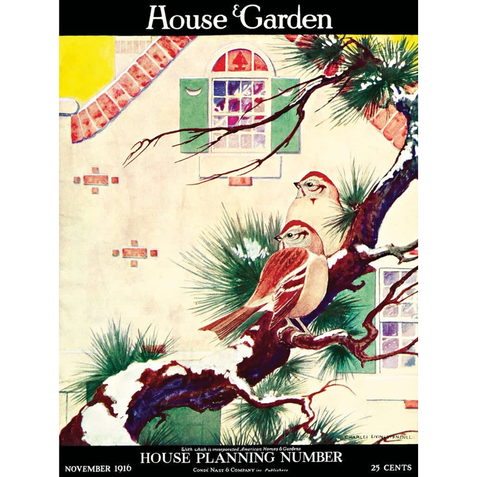 New York Puzzle Co House & Garden - Backyard Sparrow 500 Piece Puzzle