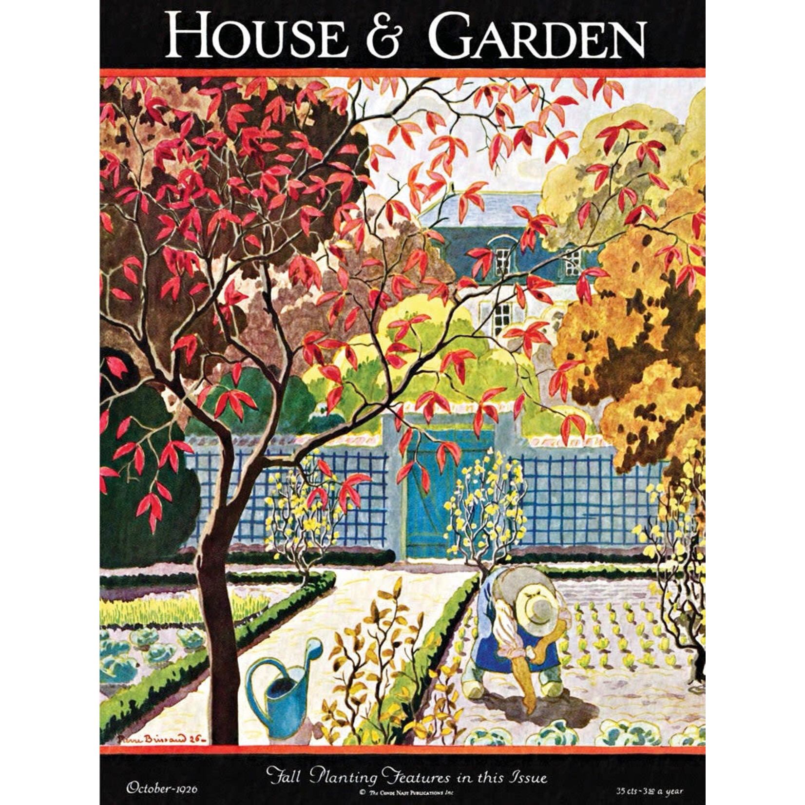 New York Puzzle Co House & Garden - Fall Planting 1000 Piece Puzzle