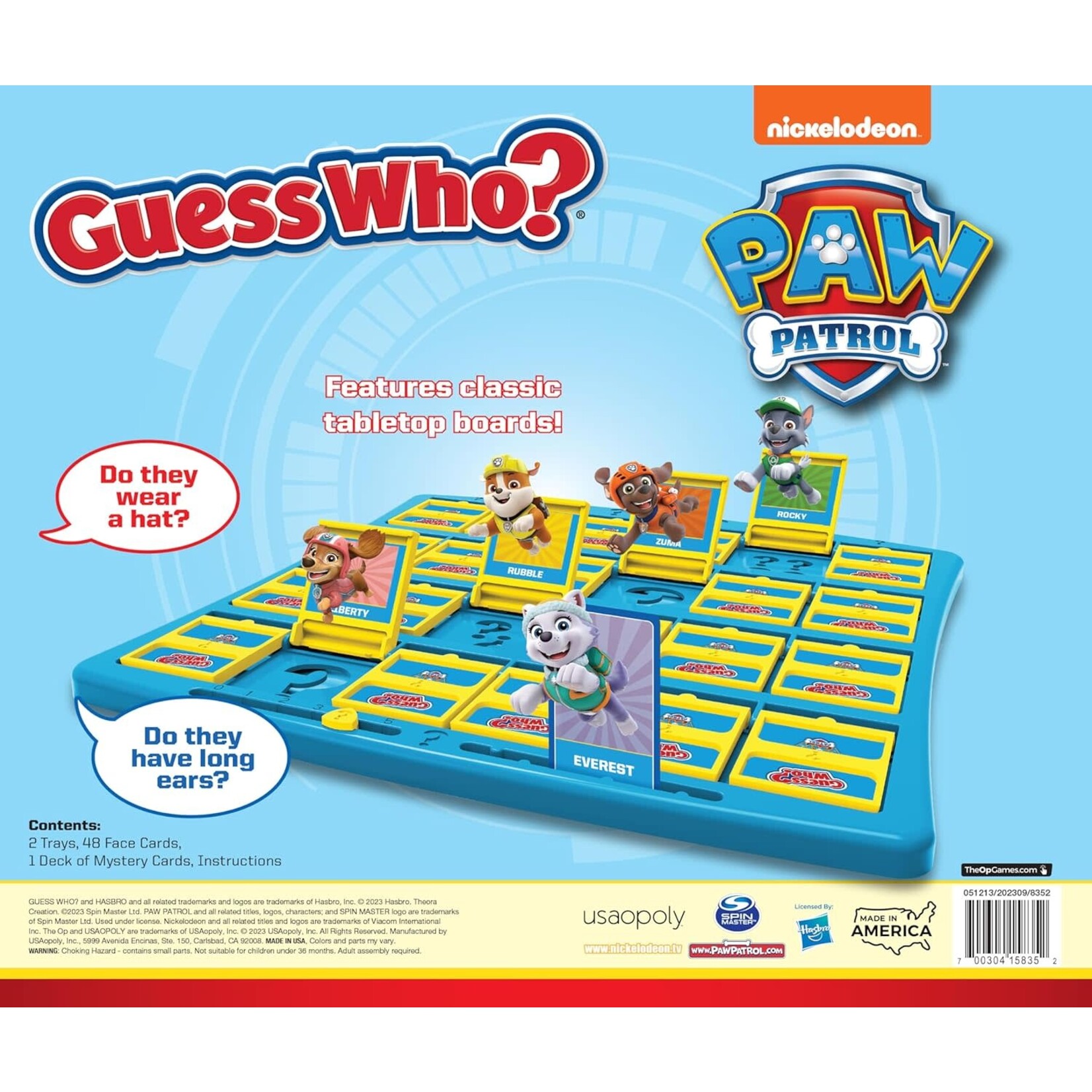 The Op Guess Who: Paw Patrol