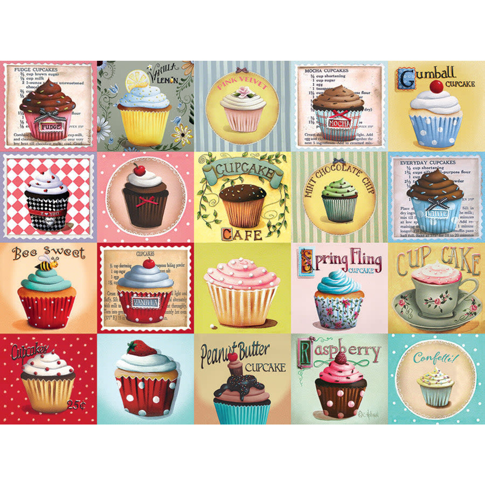 Cobble Hill Cupcake Cafe 275 Piece Puzzle