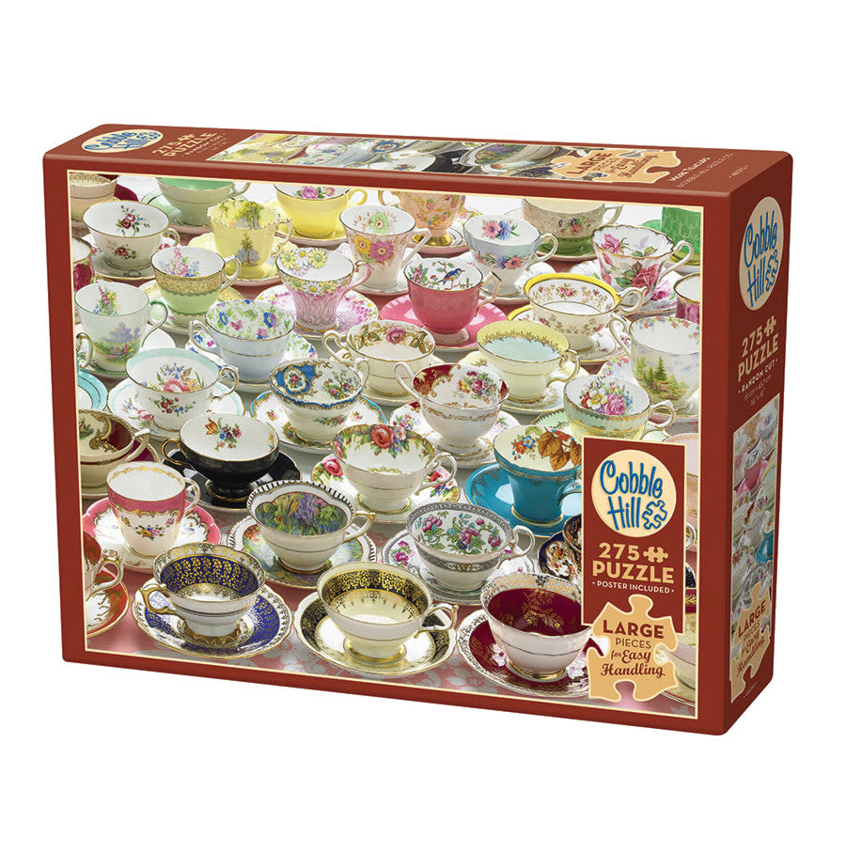 Cobble Hill More Teacups 275 Piece Puzzle