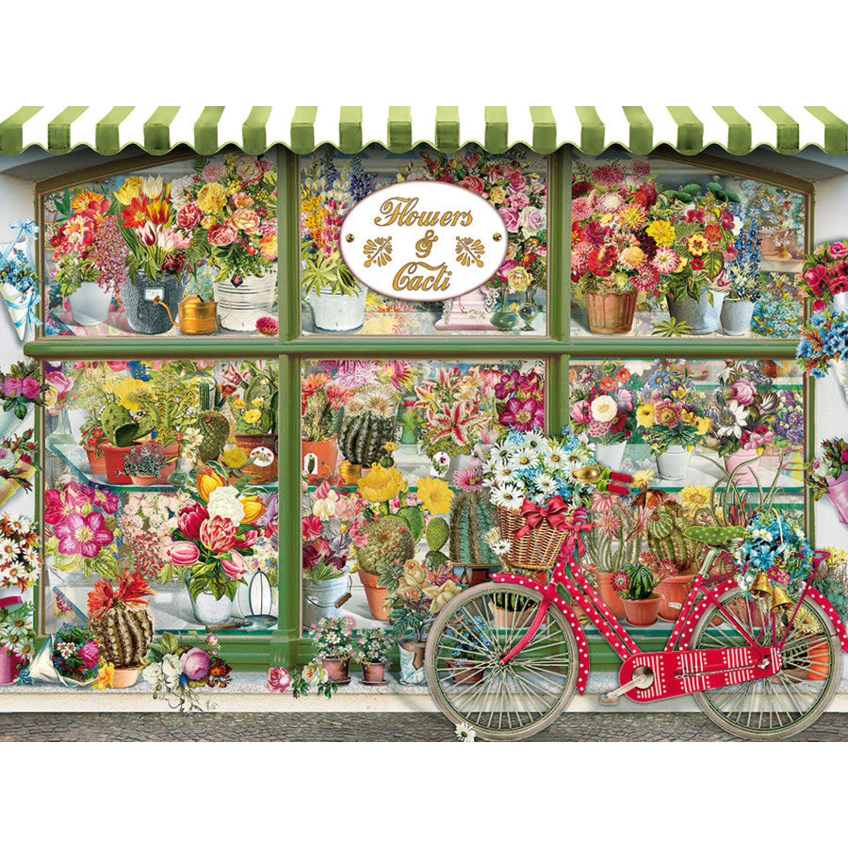 Cobble Hill Flowers and Cacti Shop 275 Piece Puzzle