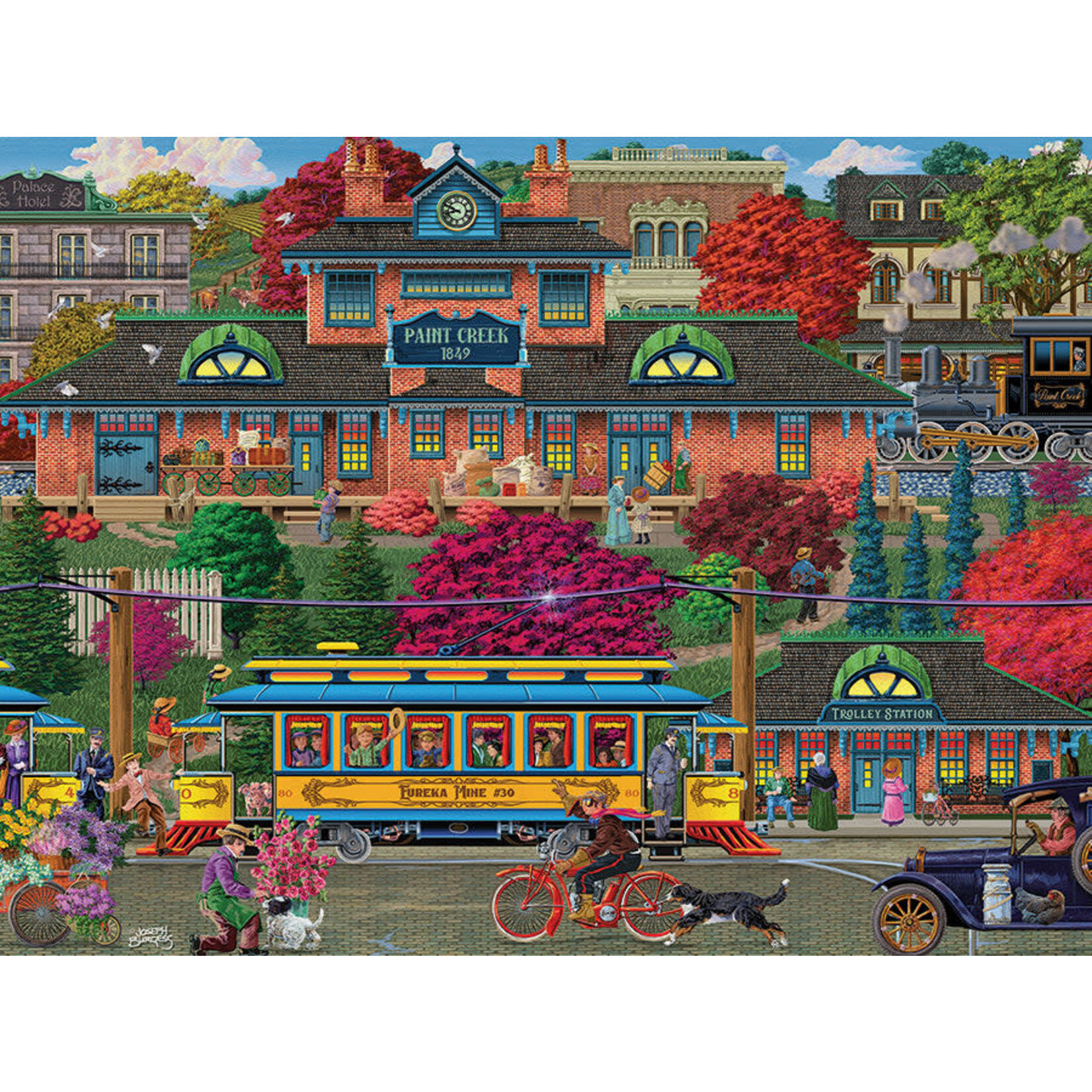 Cobble Hill Trolley Station 275 Piece Puzzle