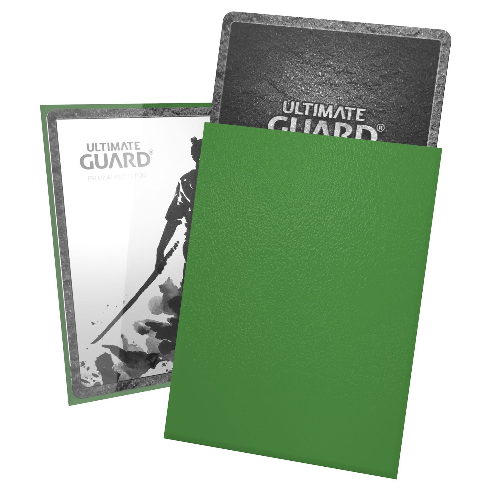 Ultimate Guard Katana Standard Size Ideal-Fit Sleeves - Green (100ct)