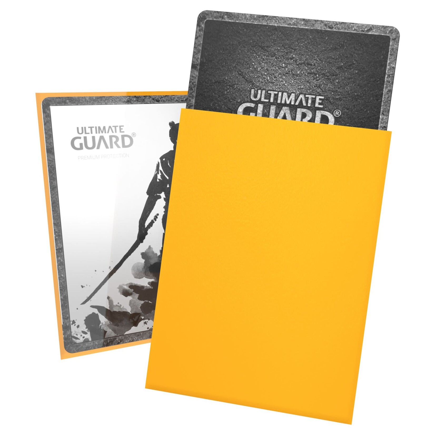 Ultimate Guard Katana Standard Size Ideal-Fit Sleeves - Yellow (100ct)