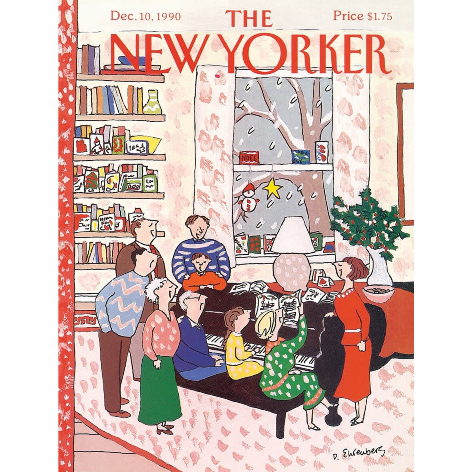 New York Puzzle Co New Yorker, The - Holiday Harmony 1000 Piece Puzzle