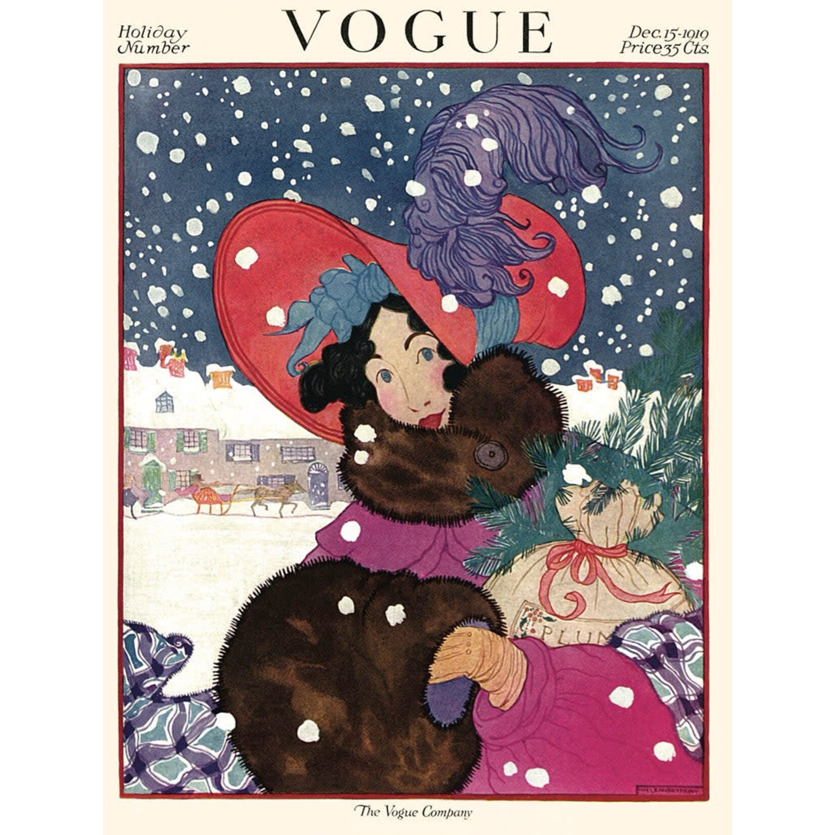 New York Puzzle Co Vogue - Winter Wonders 1000 Piece Puzzle