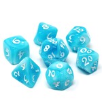 Die Hard Dice 7 Piece RPG Set - Elessia Glacial Gale