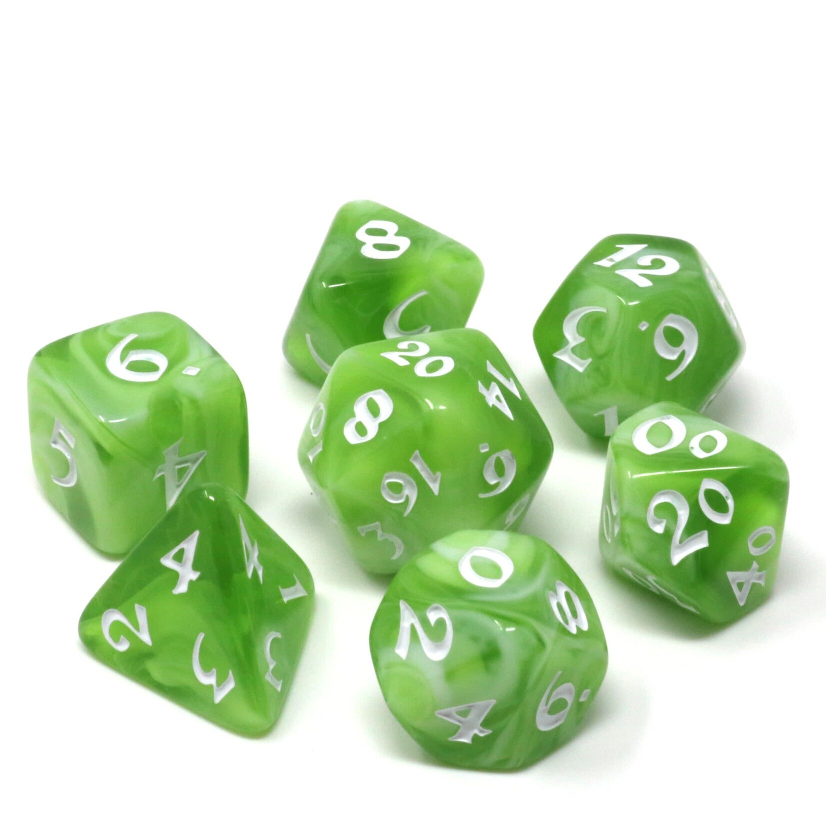 Die Hard Dice 7 Piece RPG Set - Elessia Verdant Vista