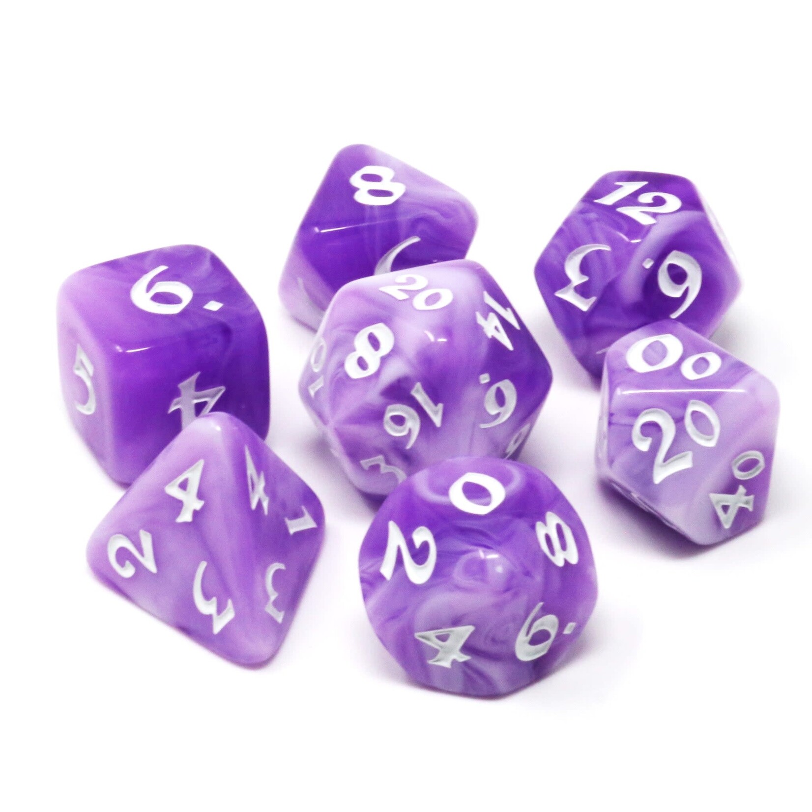 Die Hard Dice 7 Piece RPG Set - Elessia Wisteria Winds