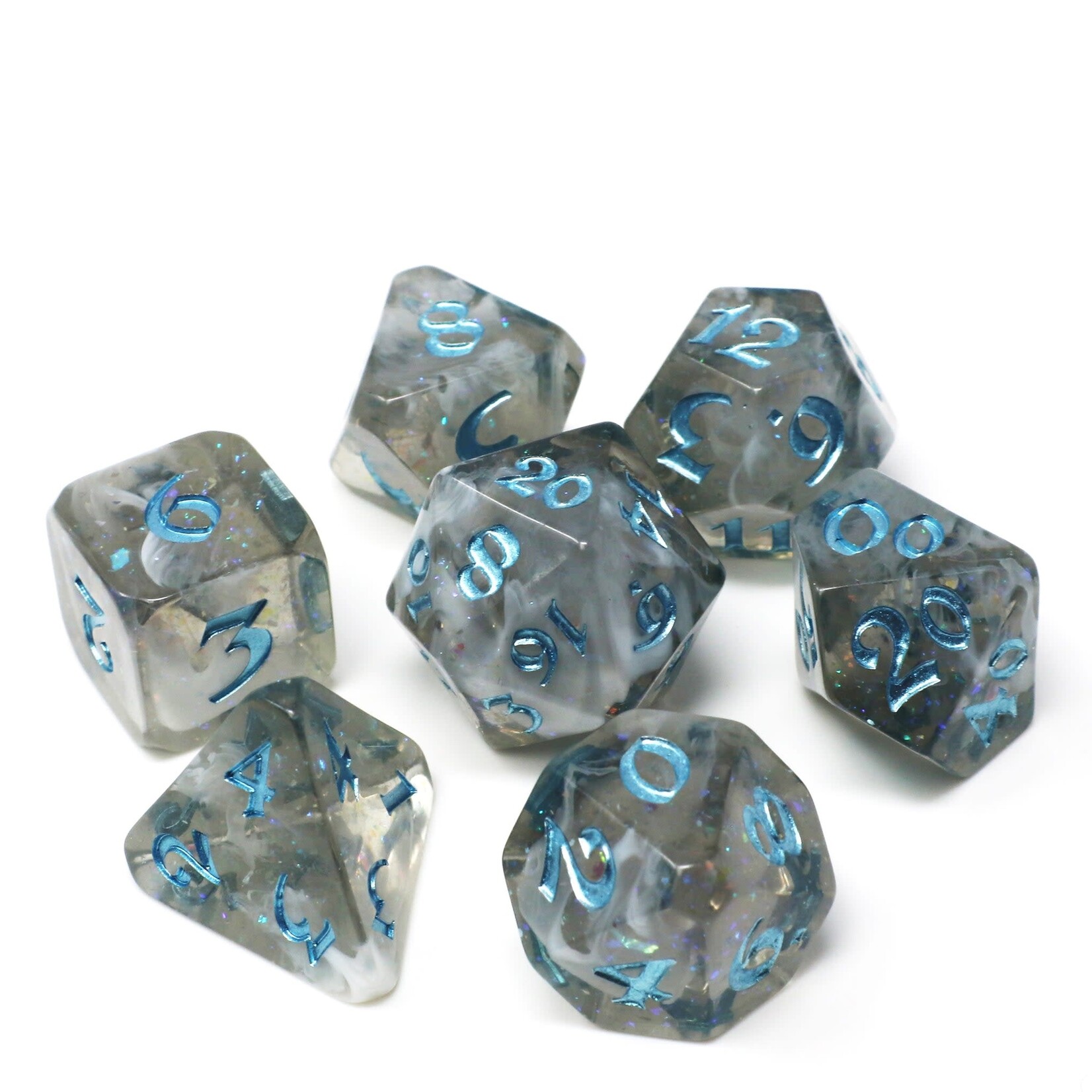 Die Hard Dice 7 Piece RPG Set - Winter Court