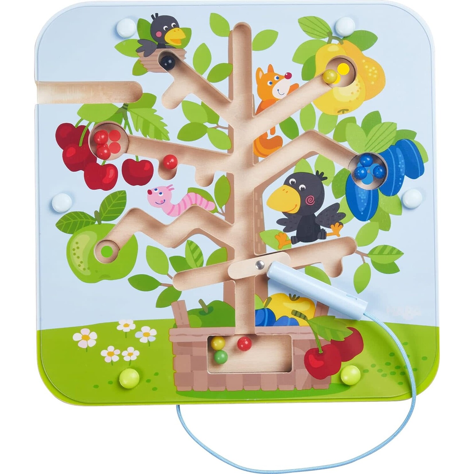 Haba Orchard Maze Magnetic Sorting Game