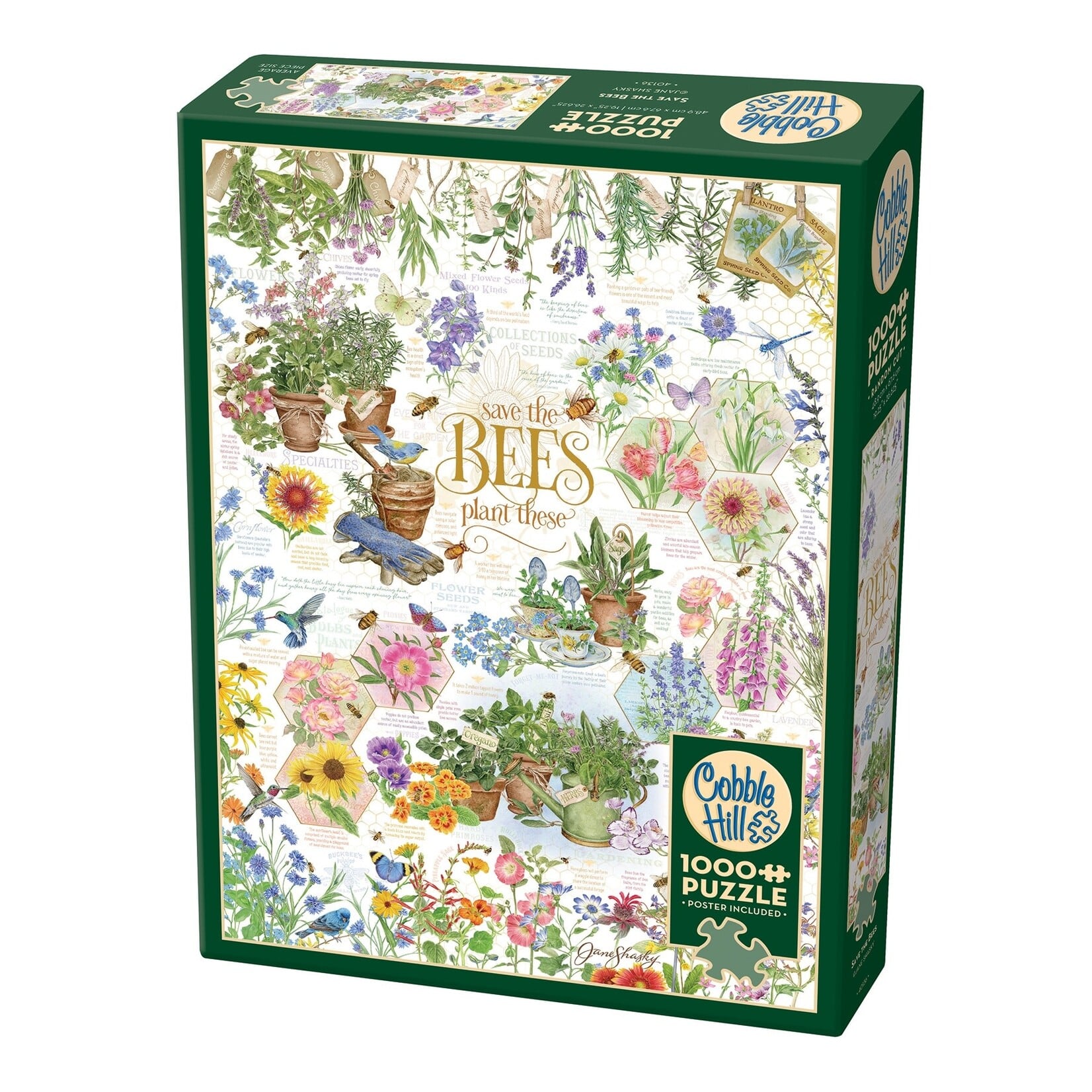 Cobble Hill Save the Bees 1000pc Puzzle