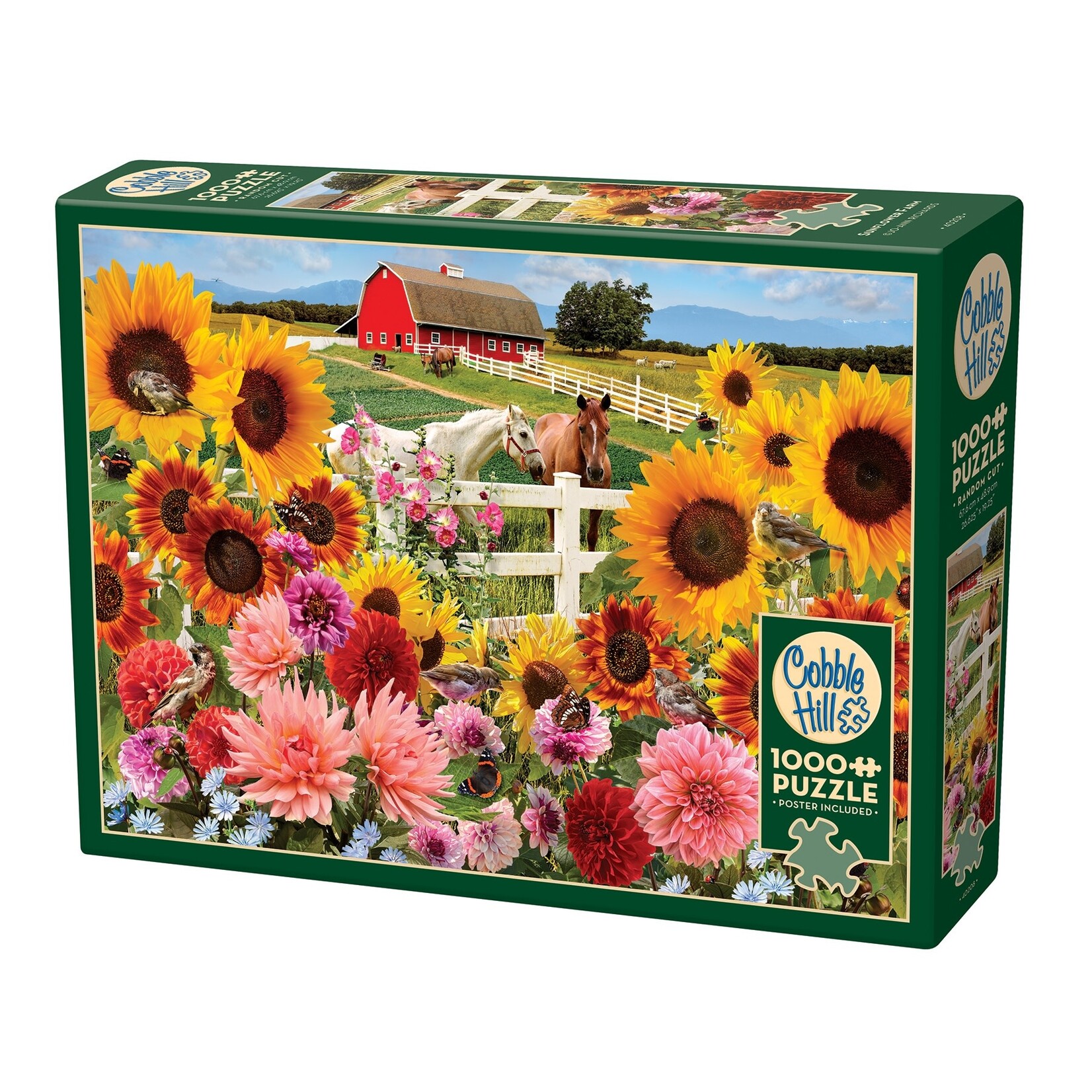 Cobble Hill Sunflower Farm 1000pc Puzzle
