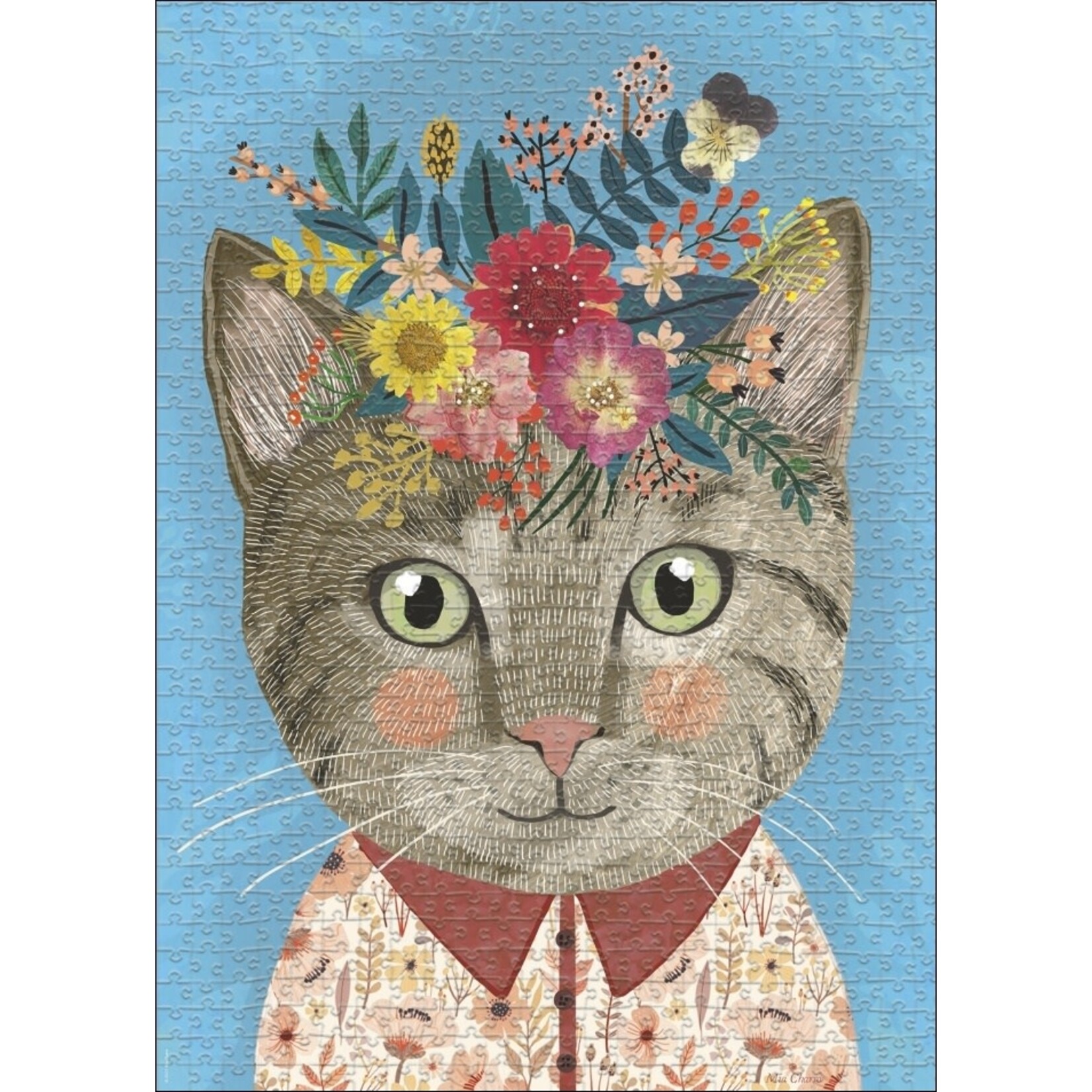 Heye Floral Friends - Pretty Feline 1000 Piece Puzzle