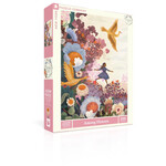 New York Puzzle Co Adelina Lirius - Among Flowers 500 Piece Puzzle