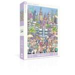 New York Puzzle Co Maxwell - Sun Kissed City 500 Piece Puzzle