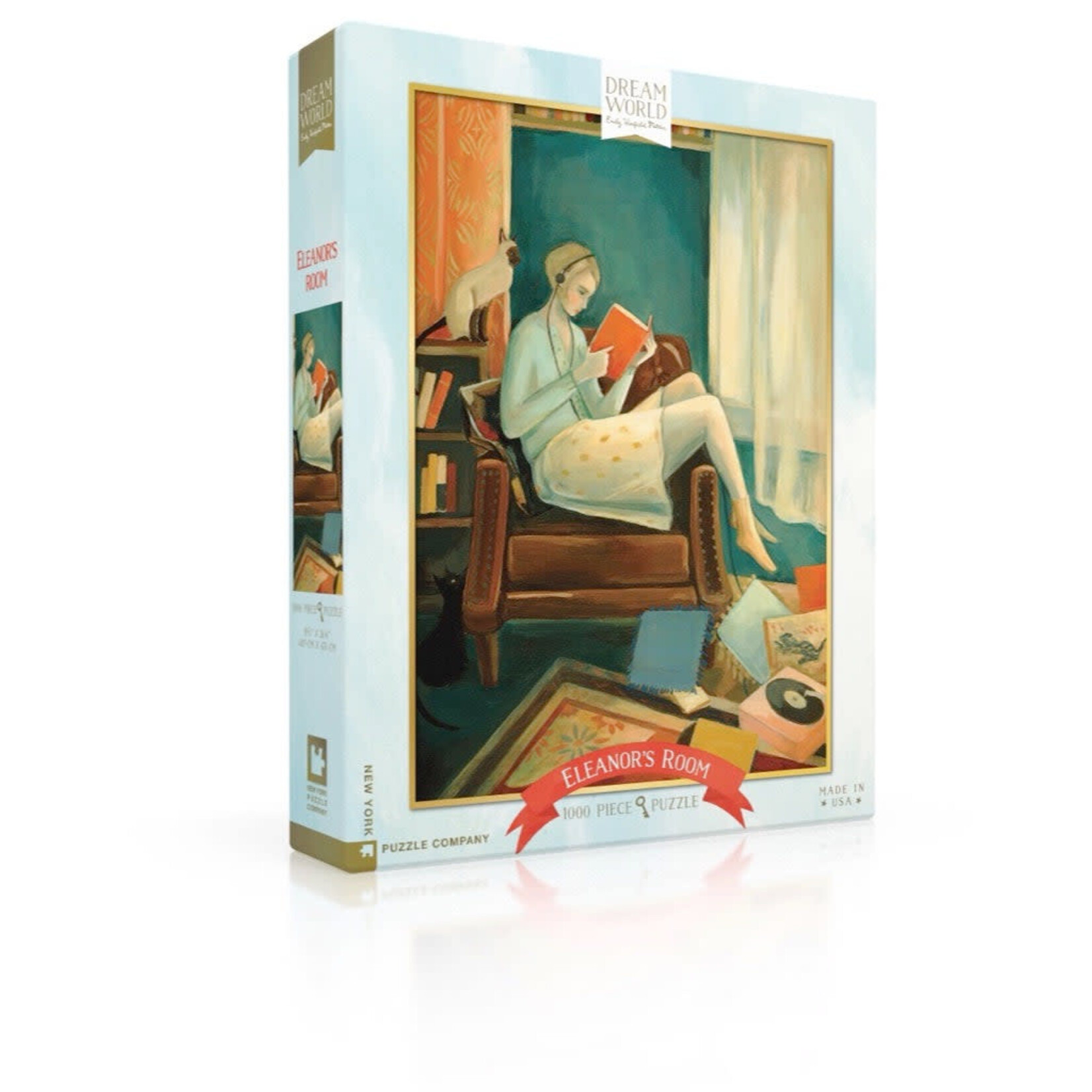 New York Puzzle Co Dream World - Eleanor's Room 1000 Piece Puzzle
