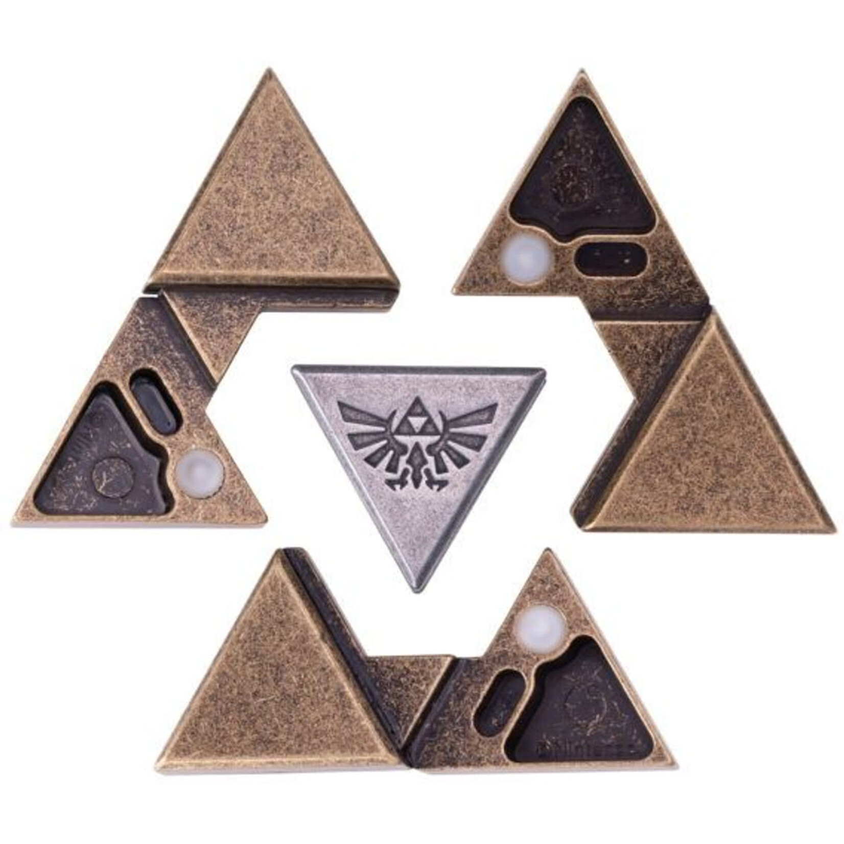 Hanayama Cast Metal Puzzle Level 5: Triforce Puzzle