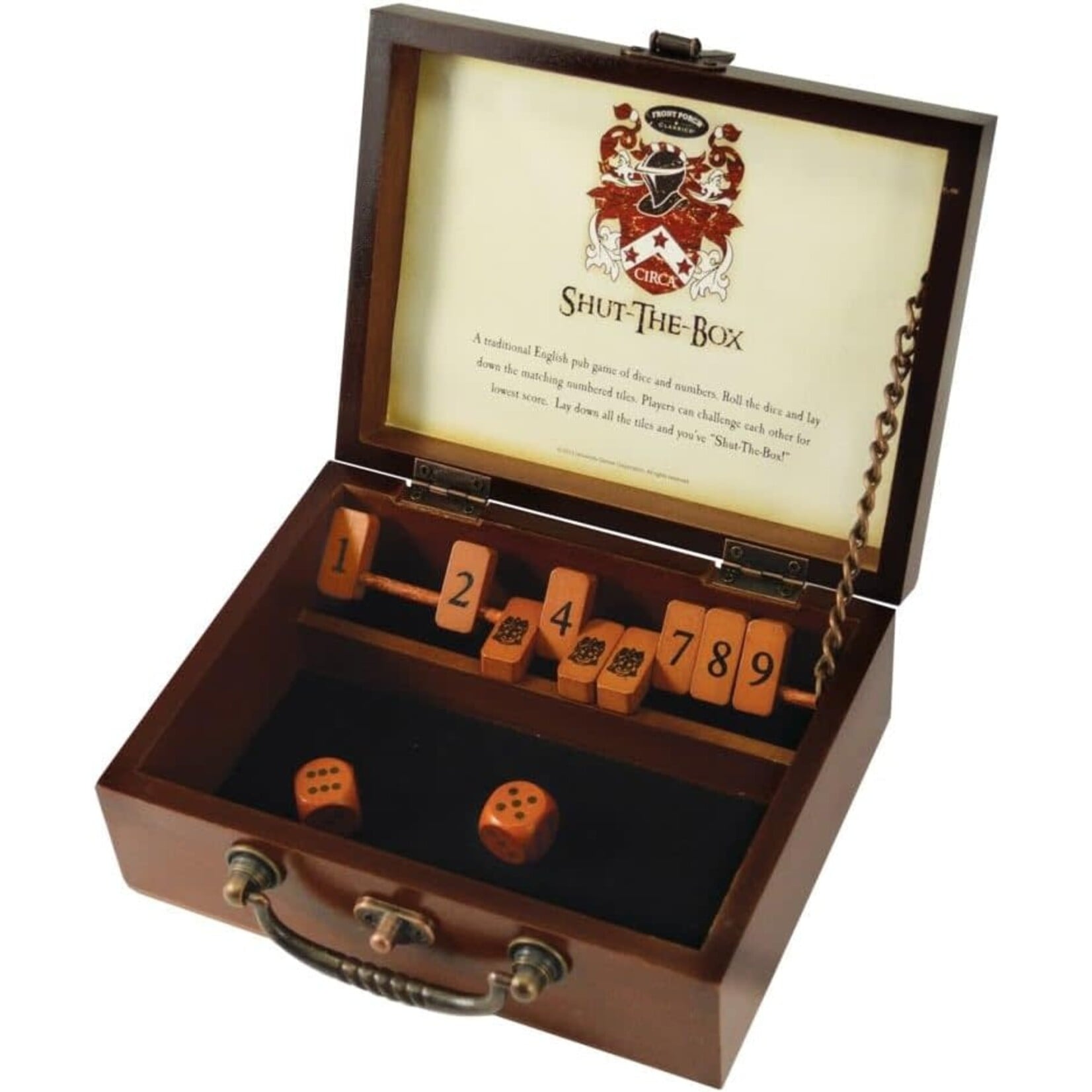 University Games Shut-The-Box Bookshelf Edition