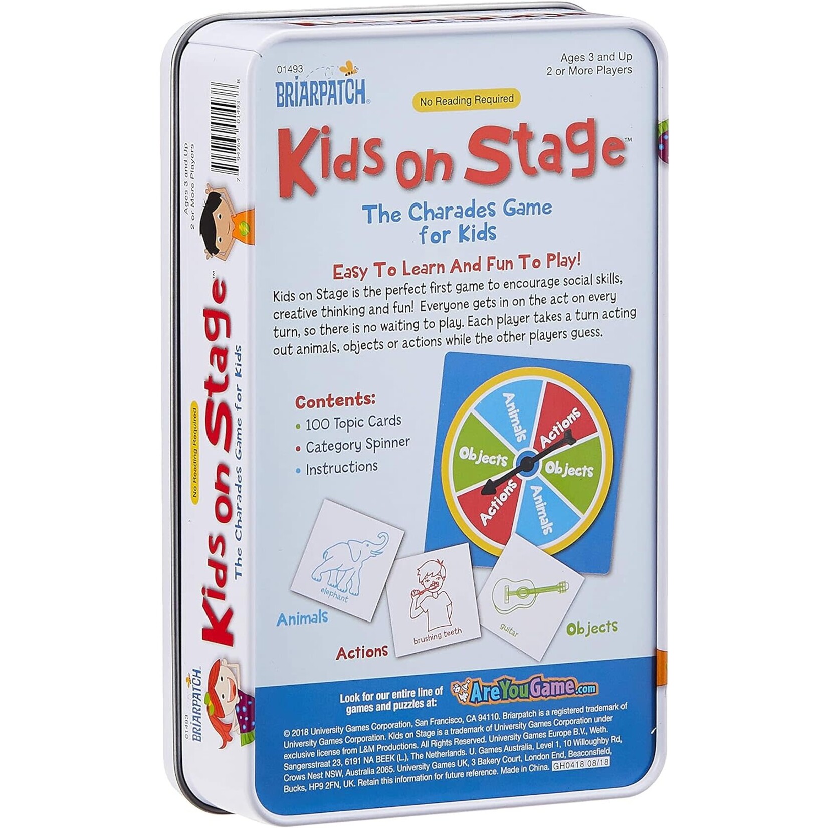 University Games Kids on Stage: The Charades Game for Kids