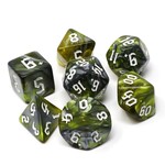 Die Hard Dice 7 Piece RPG Set - Green Flow