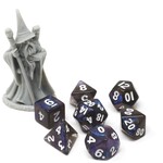 Die Hard Dice Critlings 7 Piece Mini RPG Set - Indigo Sparkle