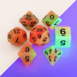 Die Hard Dice 7 Piece RPG Set - Glow-in-the-Dark Poison Ivy