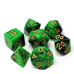 Die Hard Dice 7 Piece RPG Set - Shadow Goblin