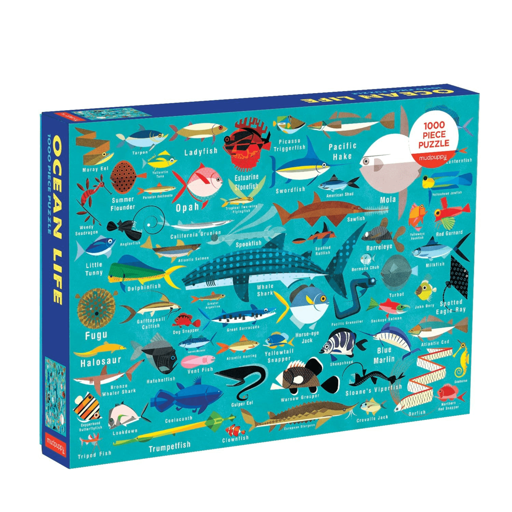 Mudpuppy Ocean Life 1000 Piece Family Puzzle