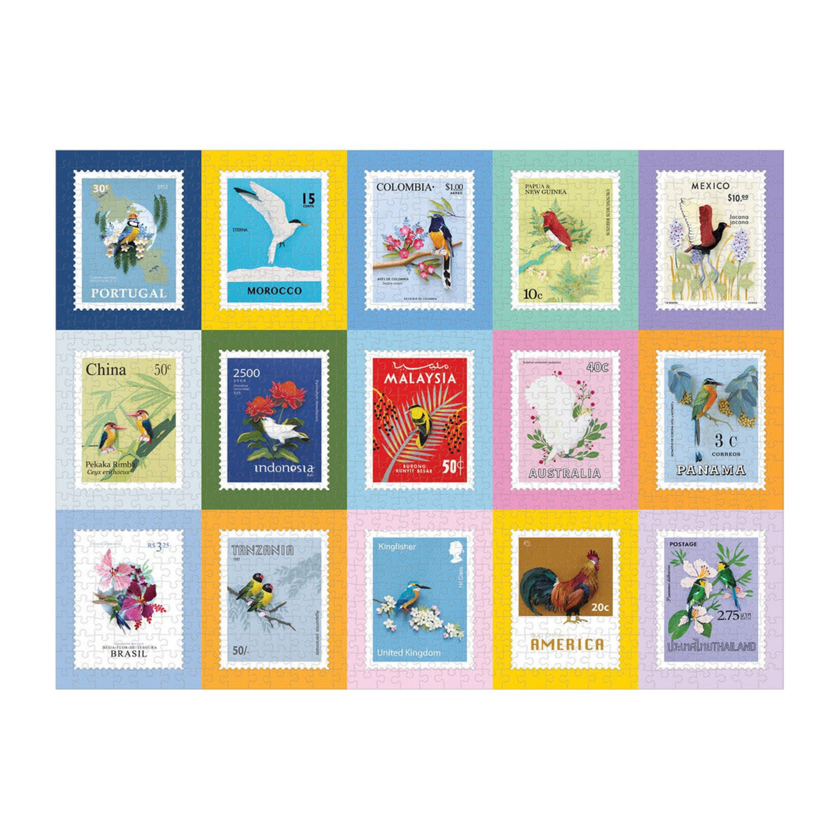 galison Birds of the World 1000 Piece Jigsaw Puzzle