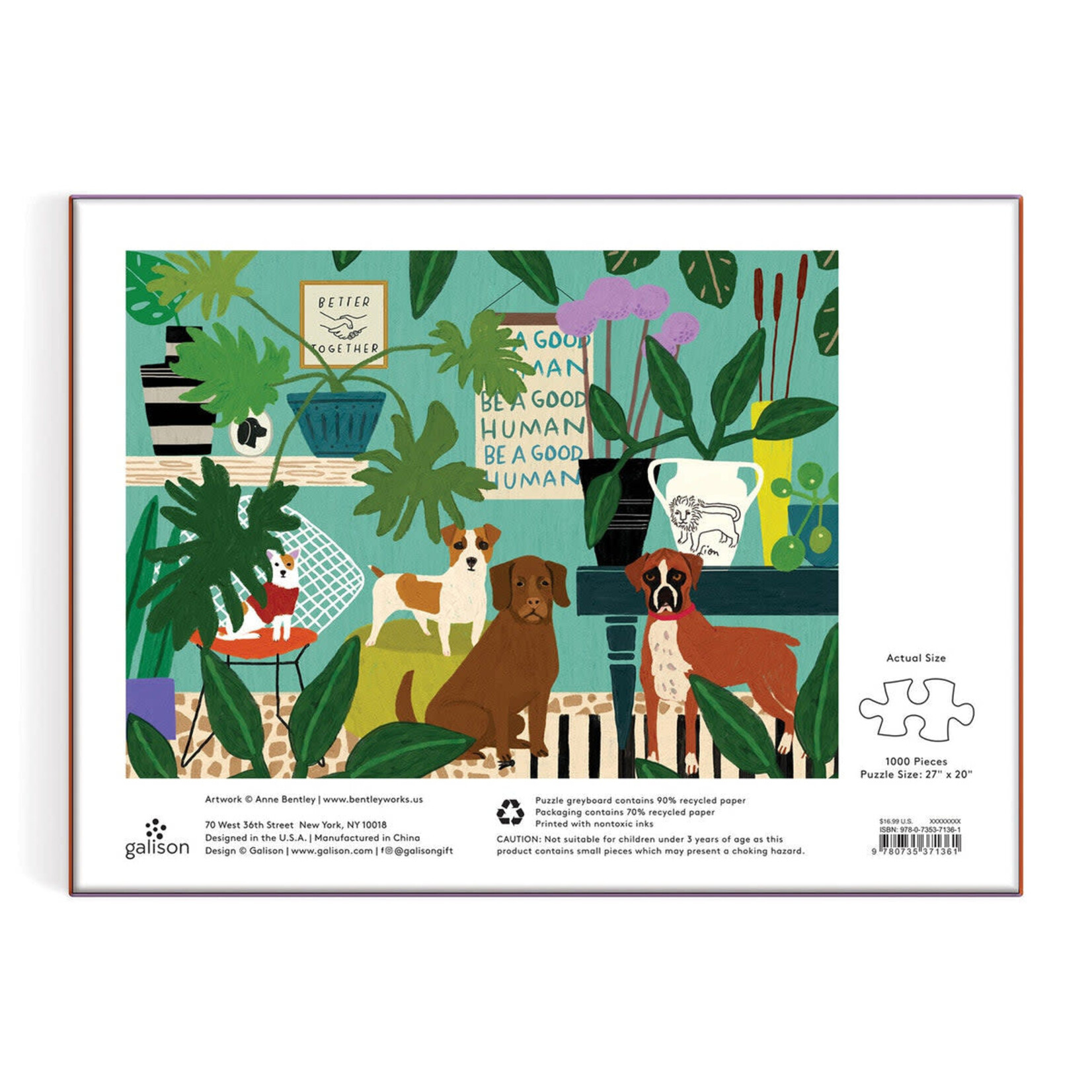 galison Better Together 1000 Piece Puzzle