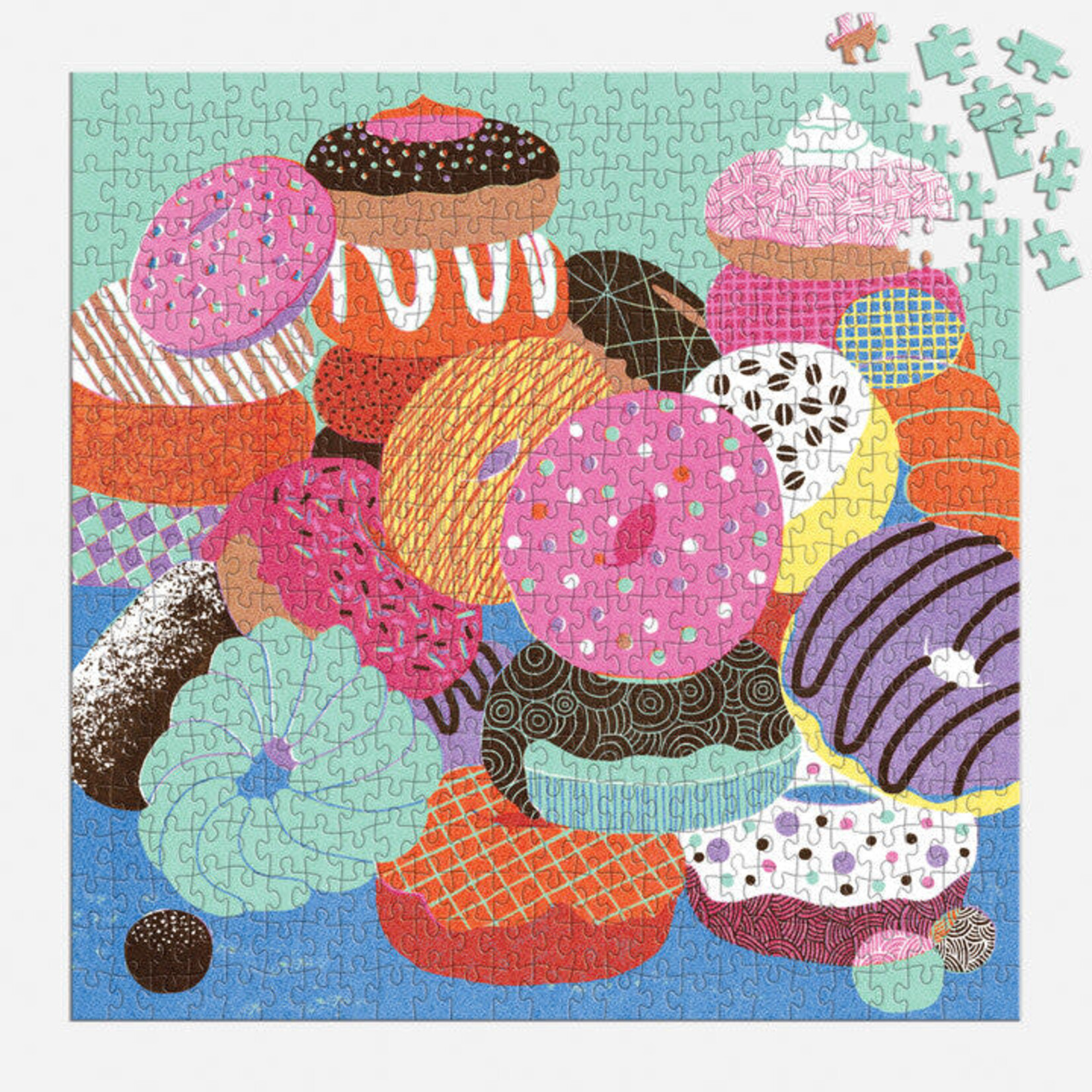 galison Donut Club 500 Piece Puzzle