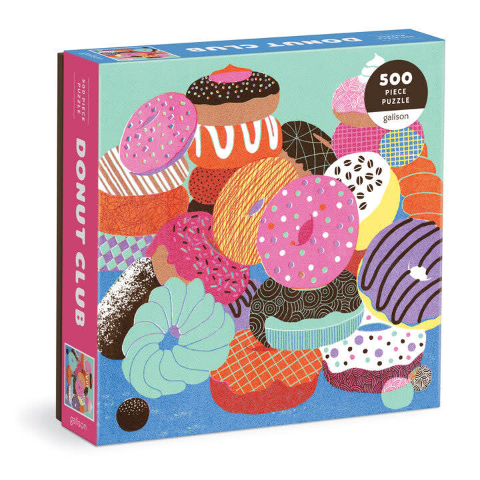 galison Donut Club 500 Piece Puzzle
