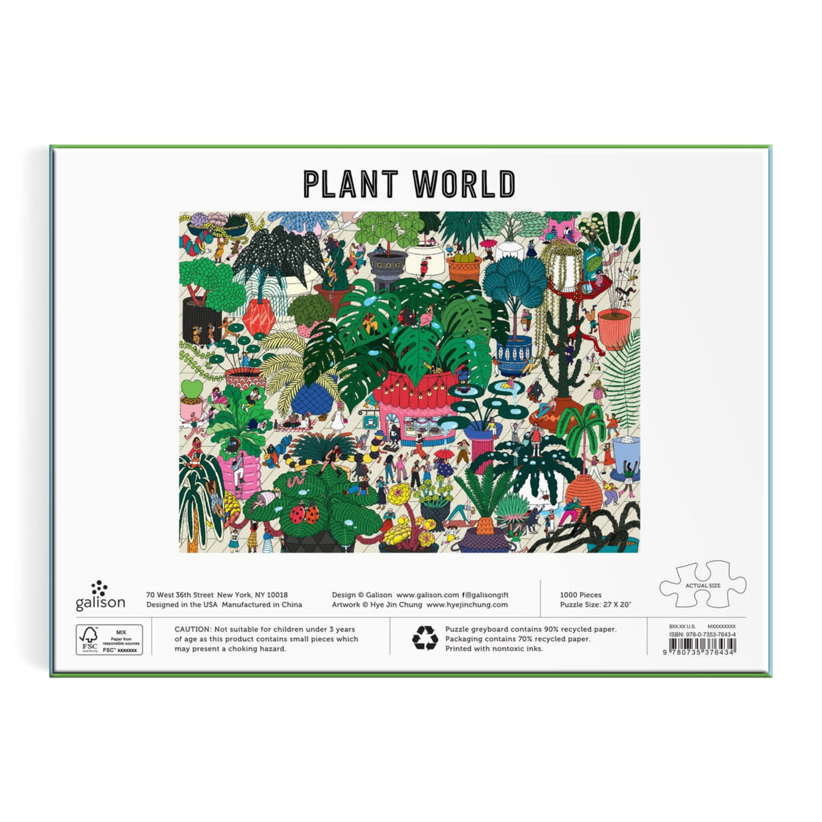 galison Plant World 1000 Piece Puzzle