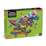 Mudpuppy Shaped Puzzle - Jurassic Skatepark 75 Pieces