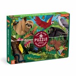 Mudpuppy Double-Sided Puzzle - Rainforest Above & Below 100 Pieces