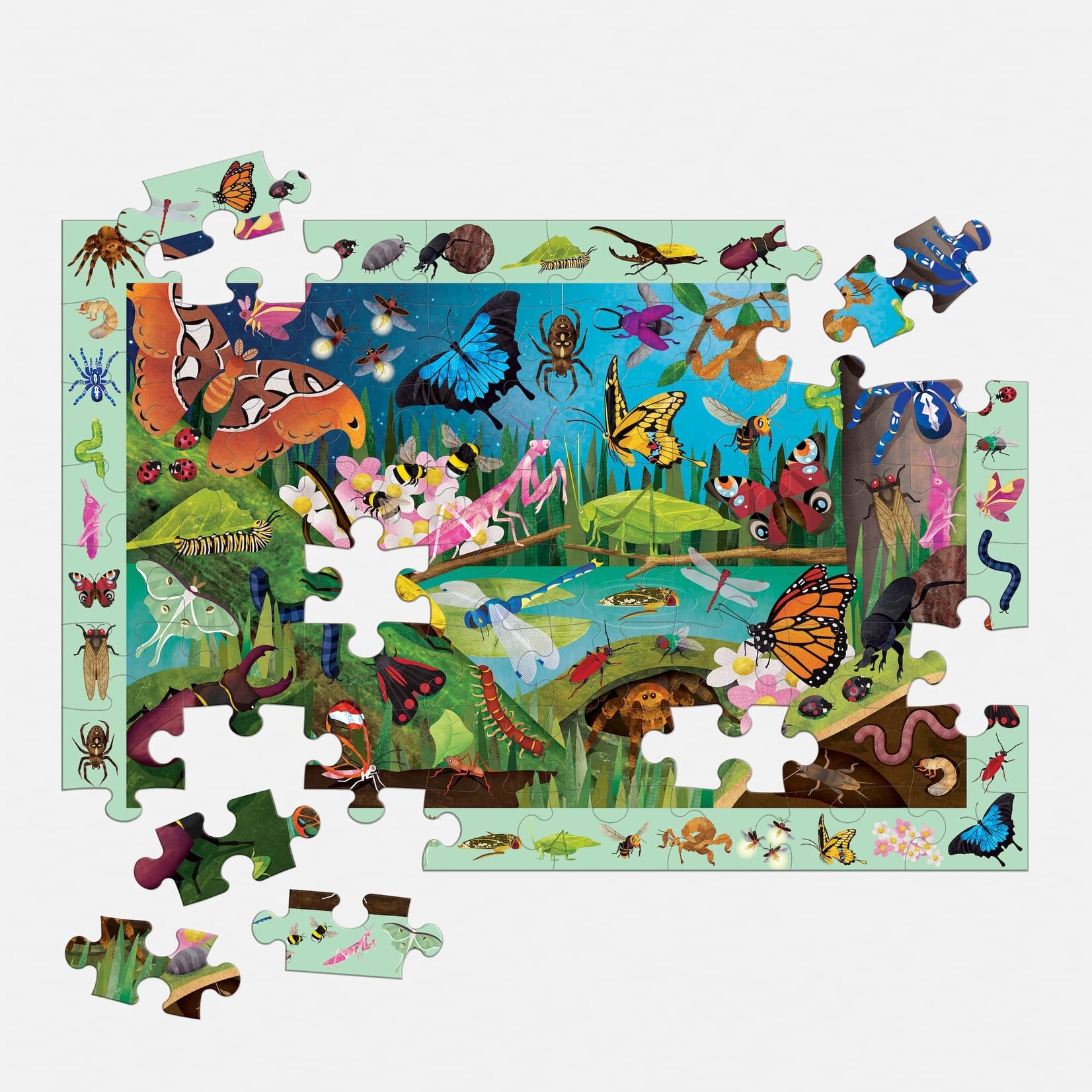 Mudpuppy Search & Find 64 Piece Puzzle - Bugs & Butterflies