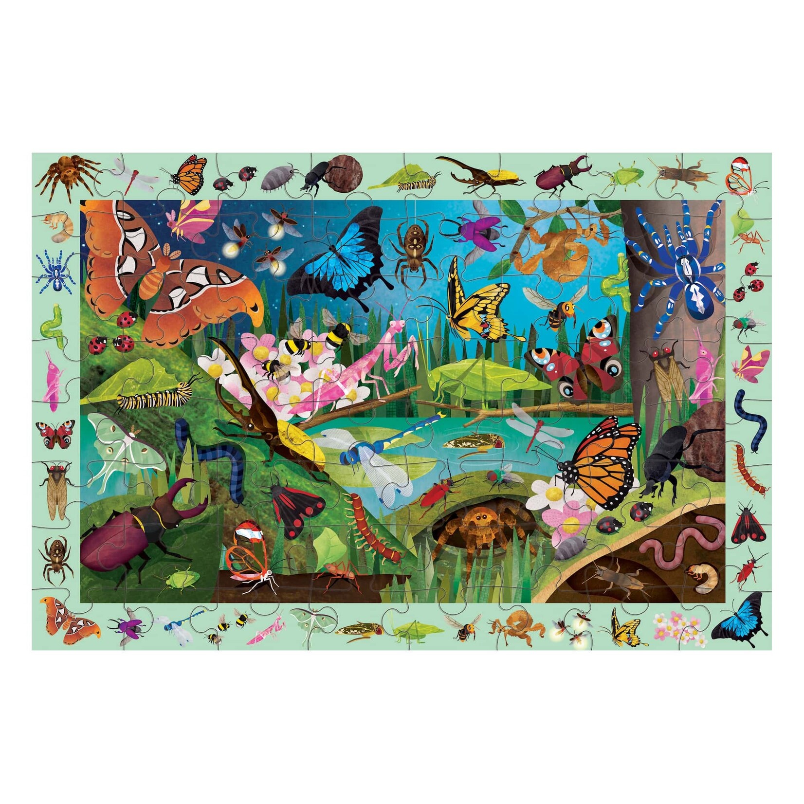Mudpuppy Search & Find 64 Piece Puzzle - Bugs & Butterflies