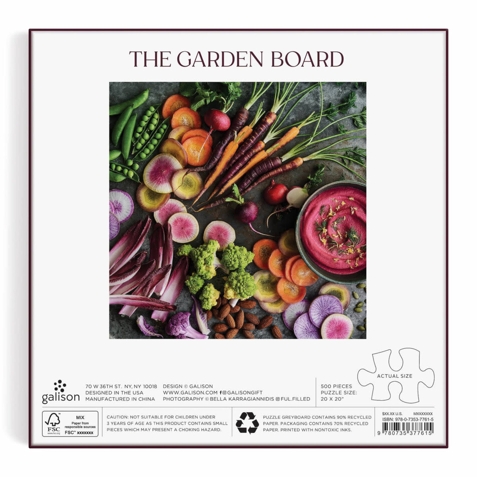 galison Garden Board, The 500 Piece Puzzle