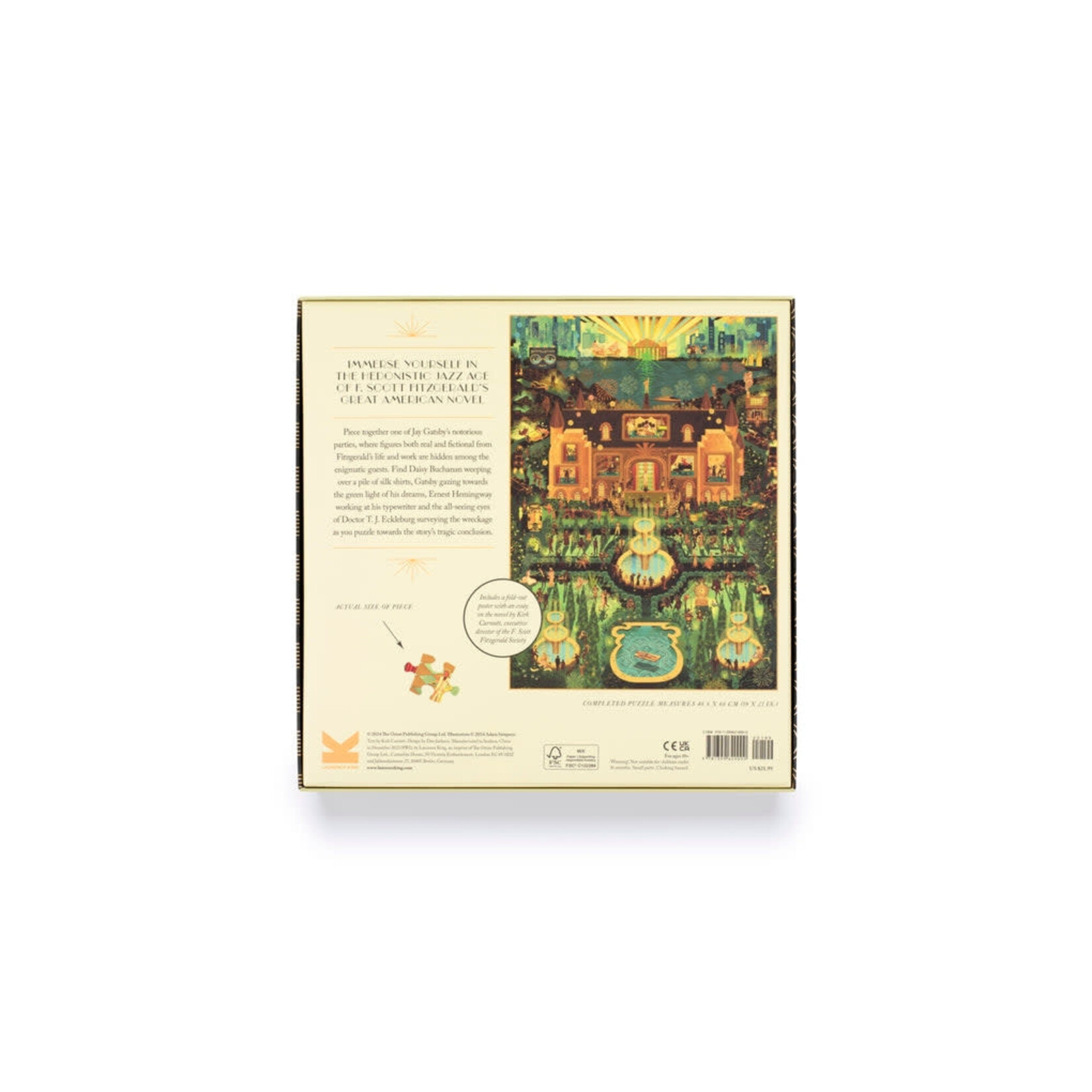 Laurence King The World of The Great Gatsby 1000 Piece Jigsaw Puzzle
