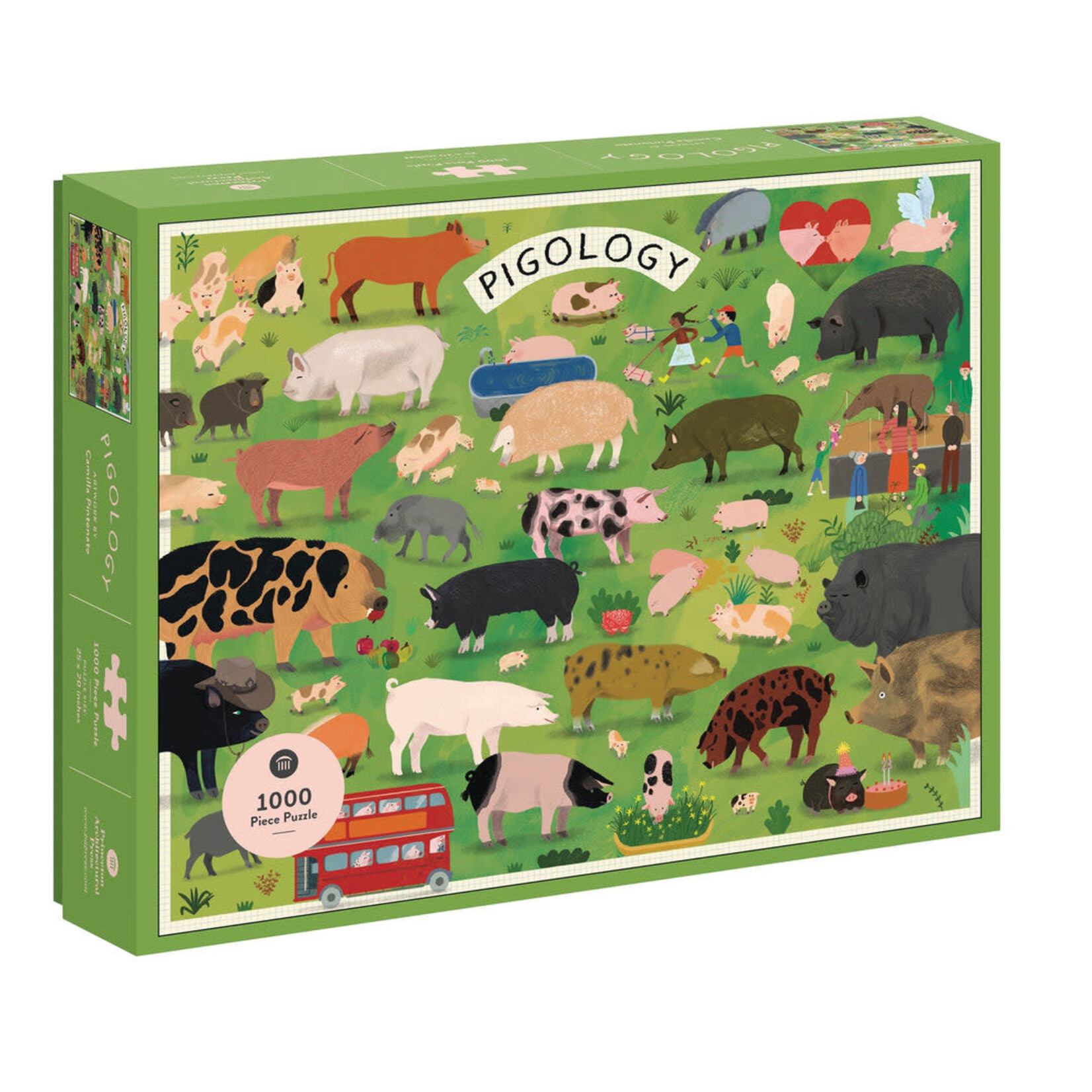 Princeton Architectural Press Pigology 1000 Piece Puzzle