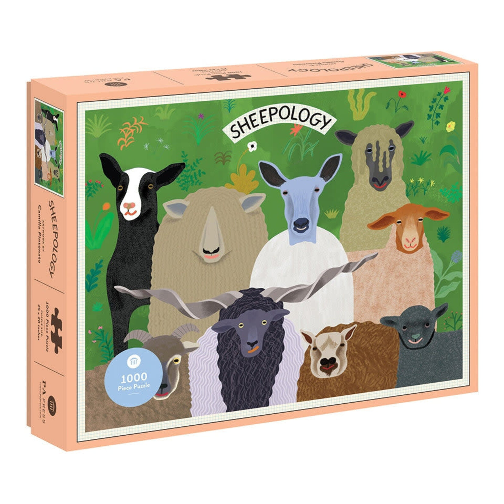 Princeton Architectural Press Sheepology 1000 Piece Puzzle
