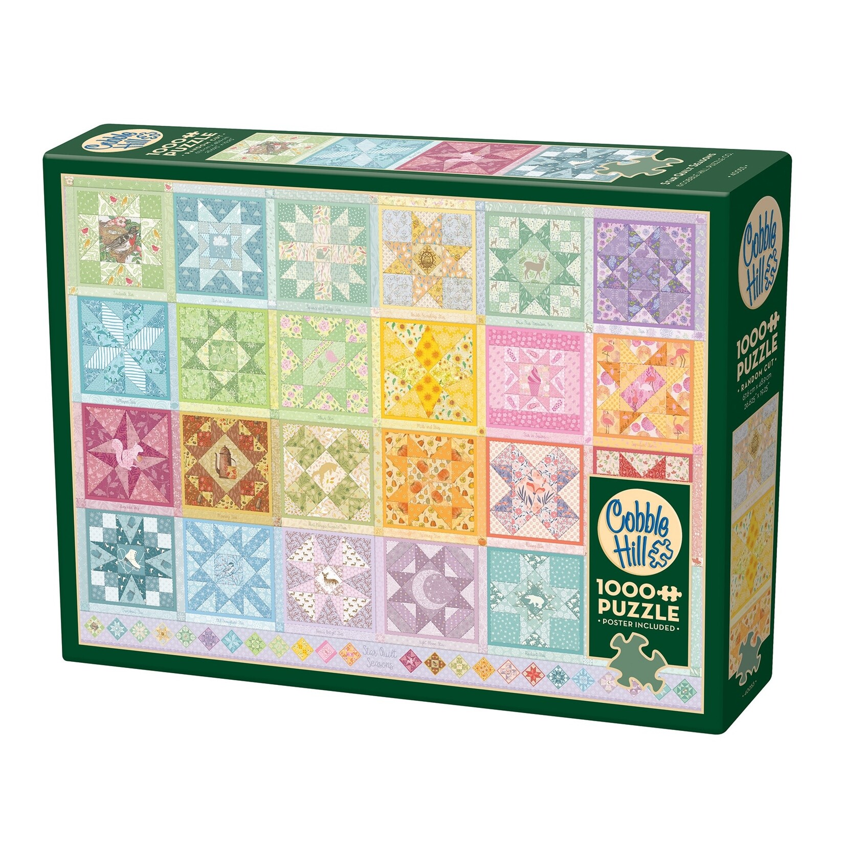 Cobble Hill Star Quilt Seasons 1000 Piece Puzzle
